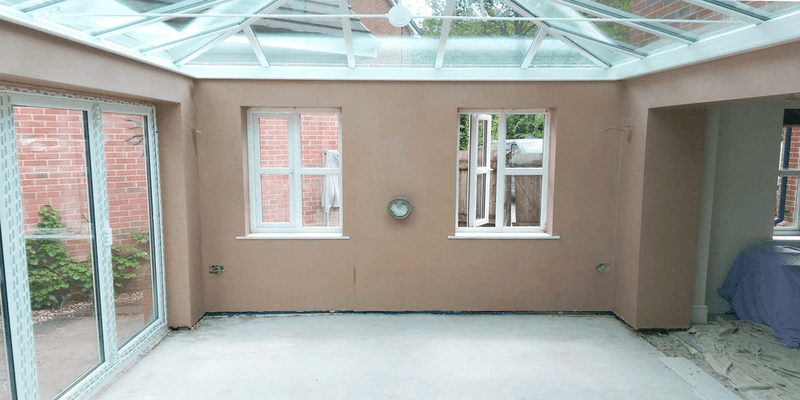 External rendering on a Lowestoft coastal property – durable weather-resistant finish