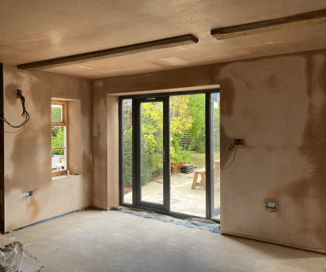 Plasterboard dry lining installation in Lowestoft